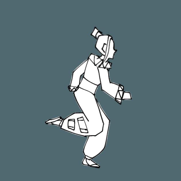 Running animation