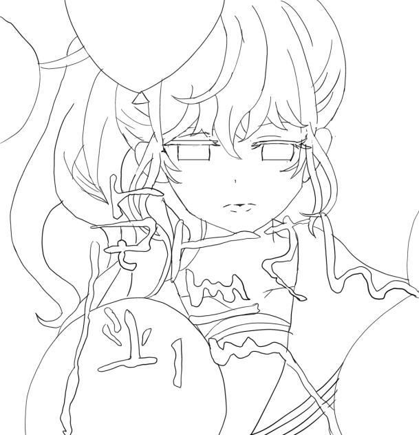 虚無さん〜線画〜