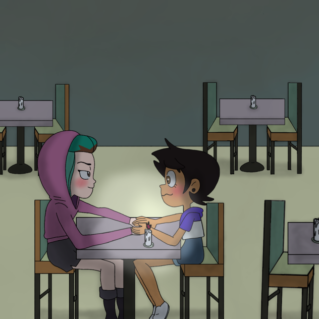 luz and amity on their date