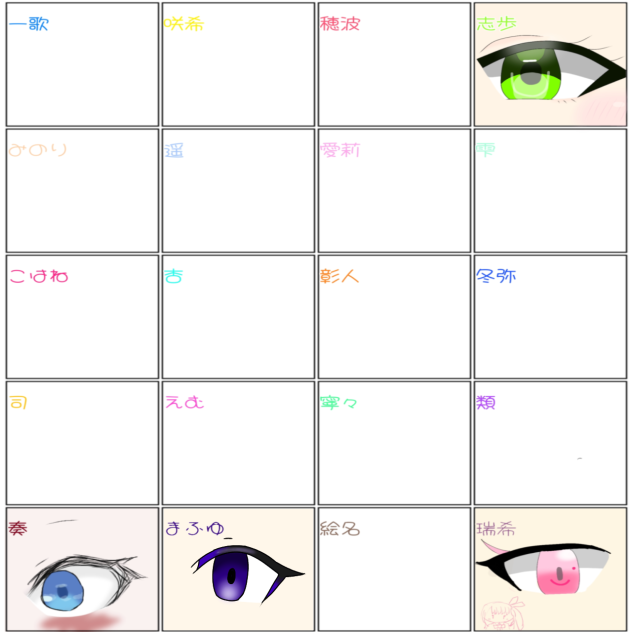目がいっぱいだね！
