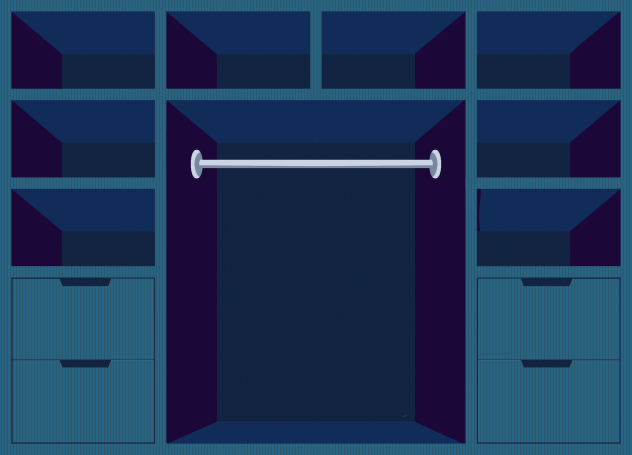 Cabinet Design Shade Of Blue