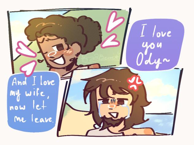 Odysseus on Calypso's island✨️