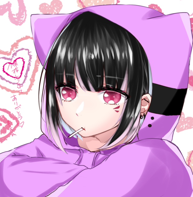 黒髪ネコチャン