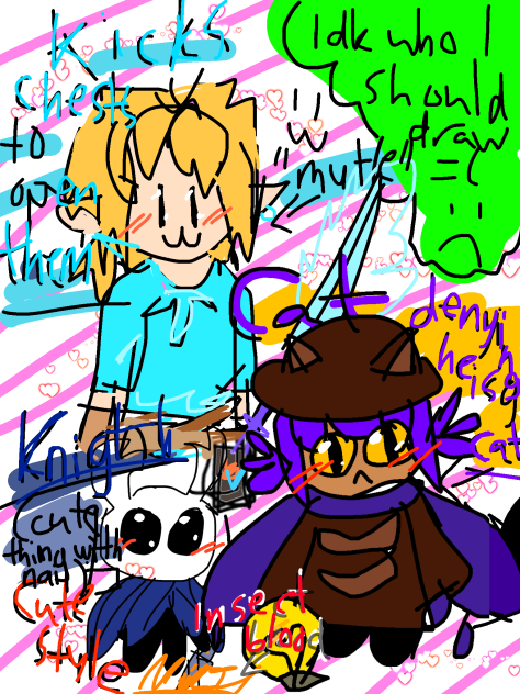 Drawing game main character