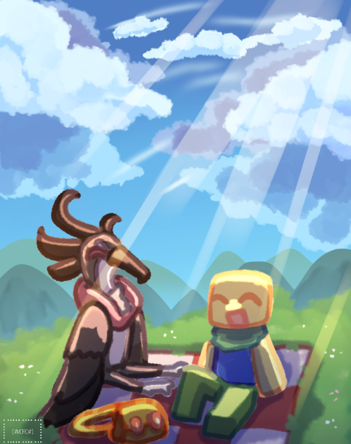 Doodle and trainer