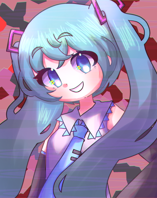 colored this miku