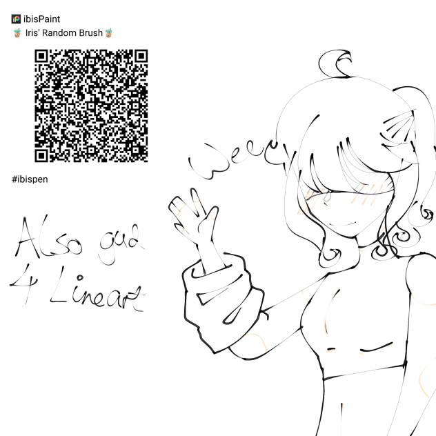 🧋Iris' Random I Lineart Brush🧋