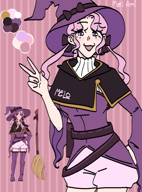 my oc Mei (~￣³￣)~