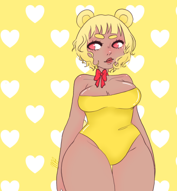 Haribo bear as a babe