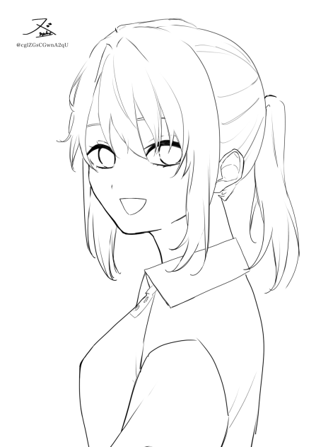 ソフトテニス 線画