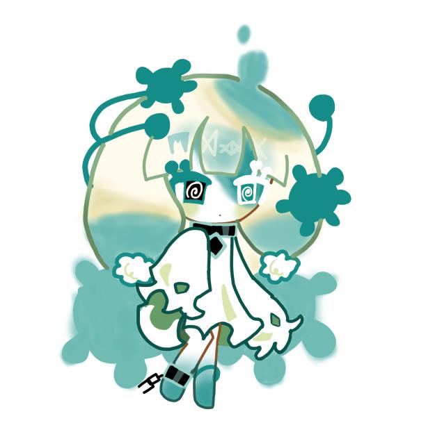 pom pom dough cookie