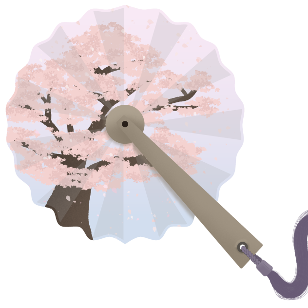 Rounded Hand Fan