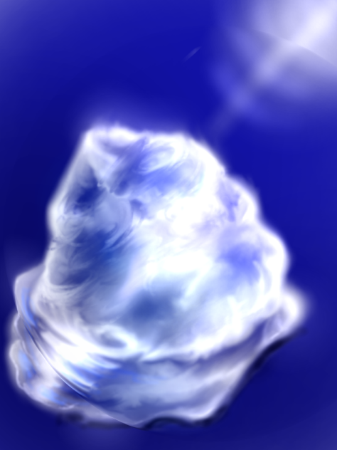 氷を描いてみた。