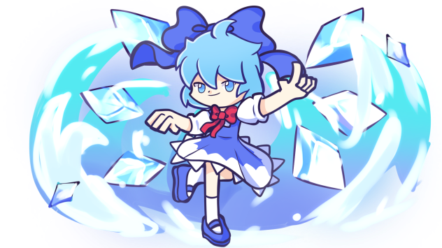 Cirno in puyo style