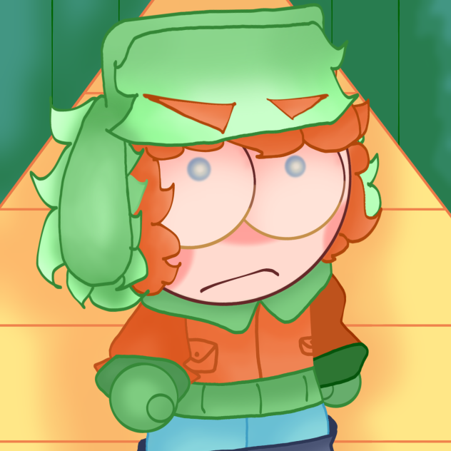 kyle got that devious damien face