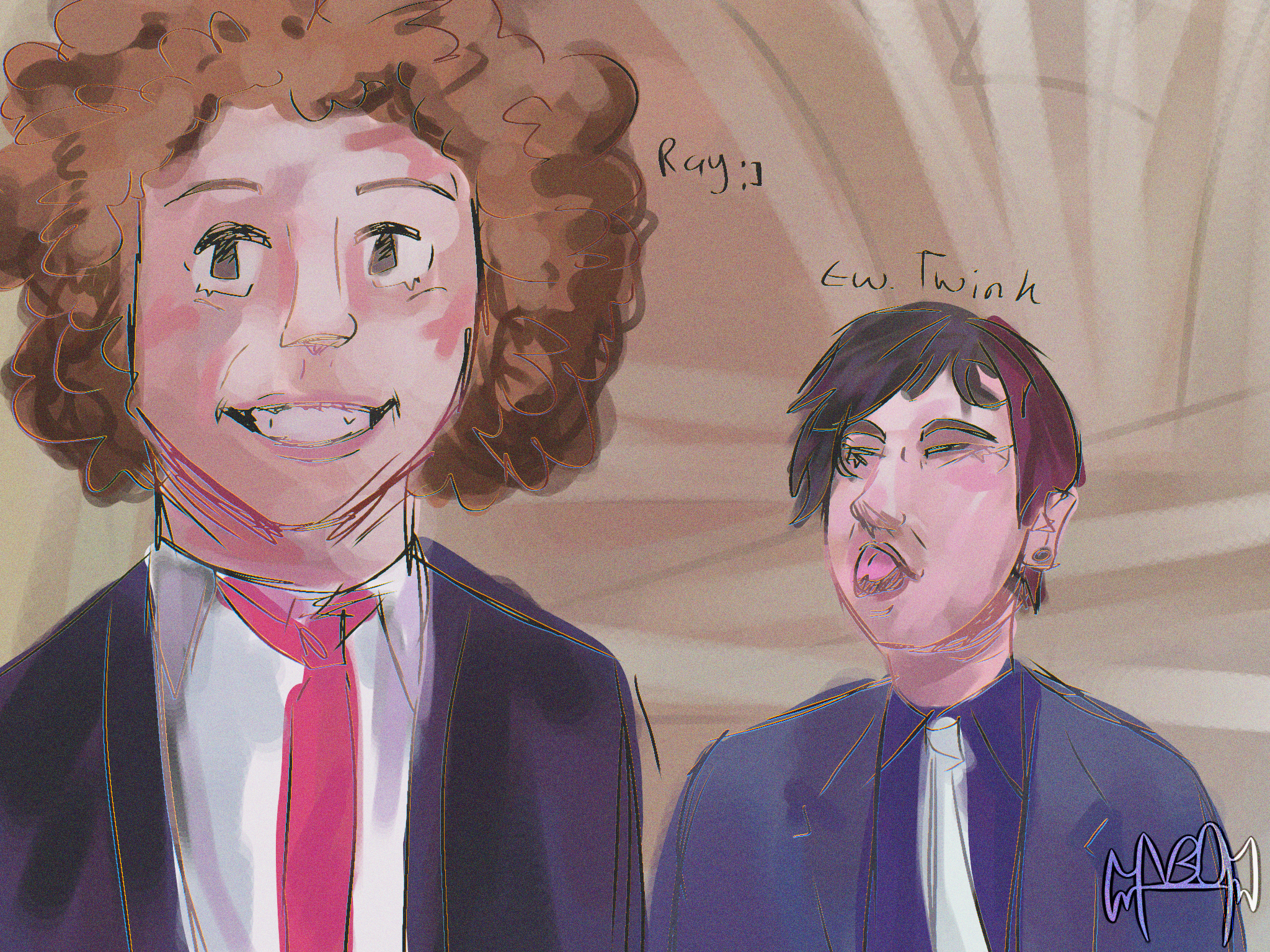 Ray and twink - ibisPaint