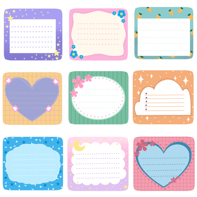 Cute Dreamy Papernote Collection