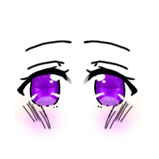 purple eyes