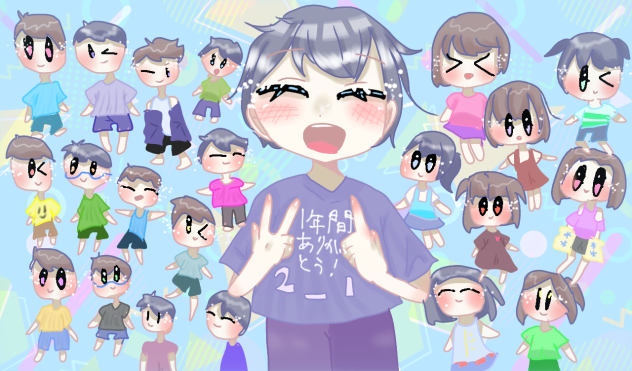 一年間ありがと❗｡ﾟ