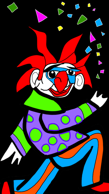 HAPPY NEW YEAR CLOWN - ibisPaint