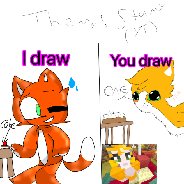 It draw you draw (Stampy the cat)