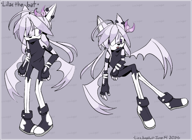 Lilac the bat[speed paint] - ibisPaint