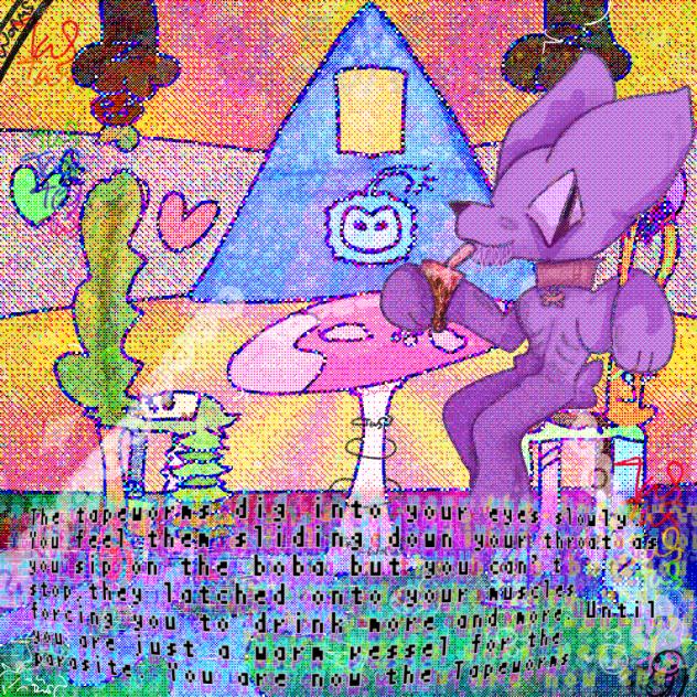 Look its Fuzz in weirdcore