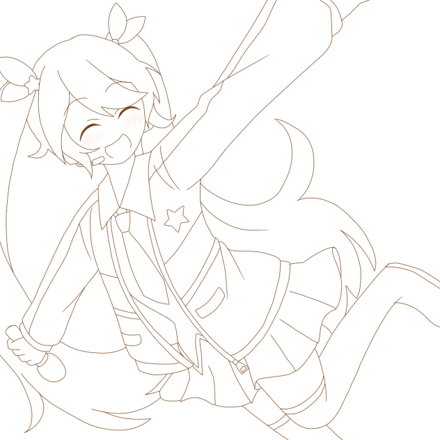 初音ミク生誕祭2024　線画