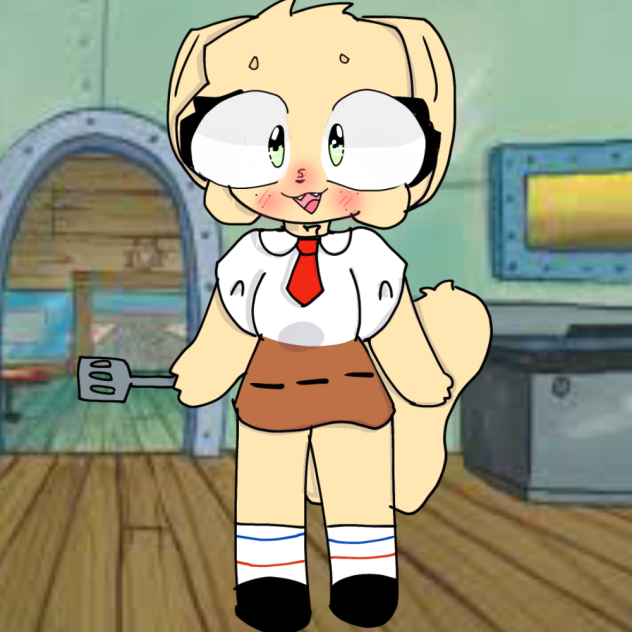 Lynelle as Spongebob