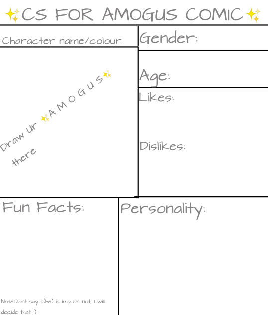 ✨CS FOR MY GOOFY AHH COMIC ✨