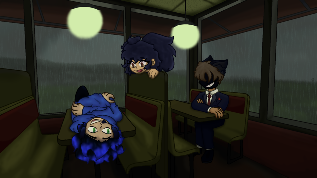 Chilling at the diner