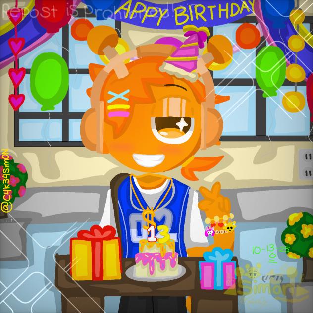 【🧡☆𝙷𝚊𝚙𝚙𝚢 𝙱𝚒𝚛𝚝𝚑𝚍𝚊𝚢, 𝙾𝚛𝚎𝚗!!☆🧡🥳🎂🎉】