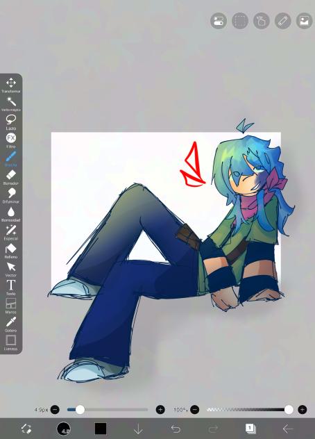 bro got tired being in tha canvas