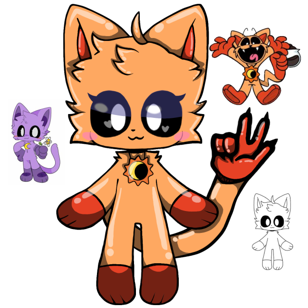 flowing critters - caffeine😺🧡☕☕