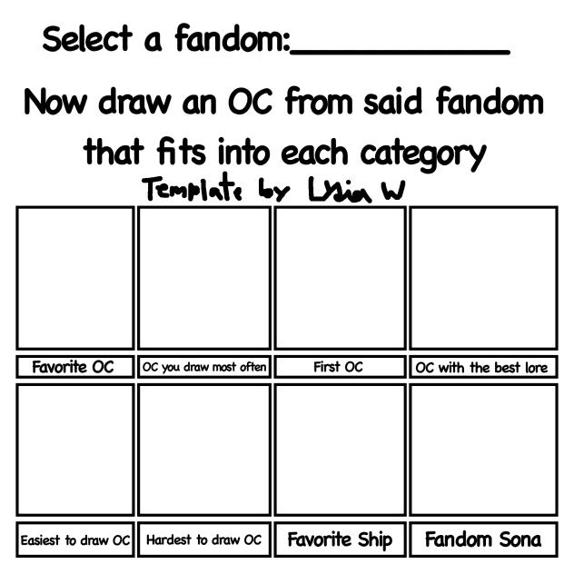 Fandom OC Challenge Template