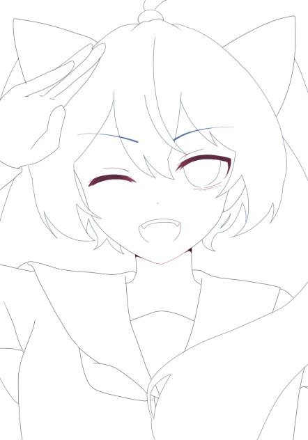 ダショミクさん線画