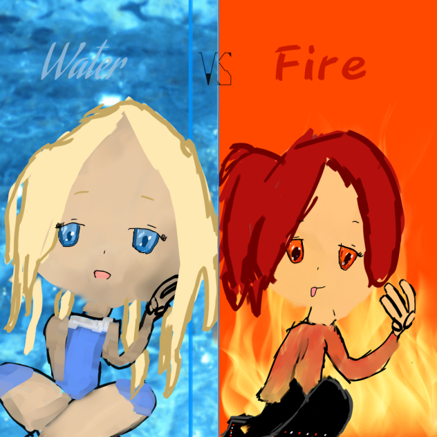 Water 💧 VS Fire 🔥