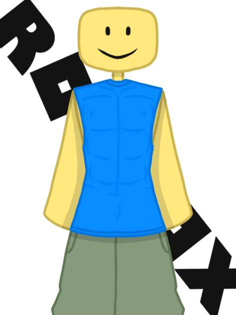 Roblox noob with clothes