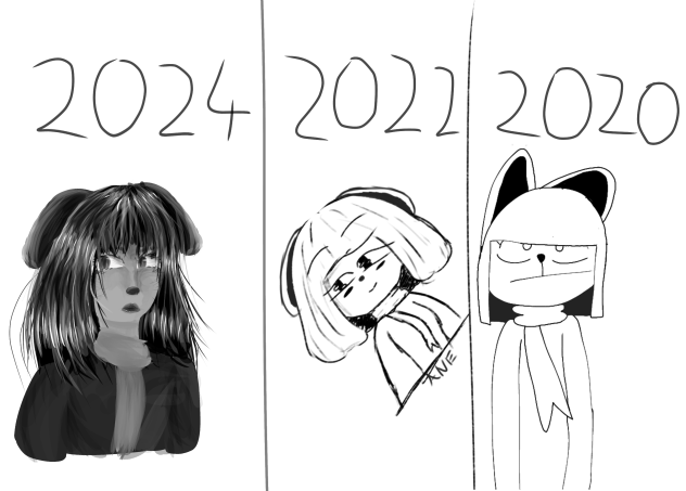 My Sketching Style Over the Years
