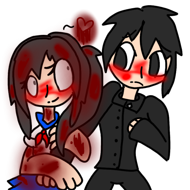 Bloody Yandere-Chan and Senpai