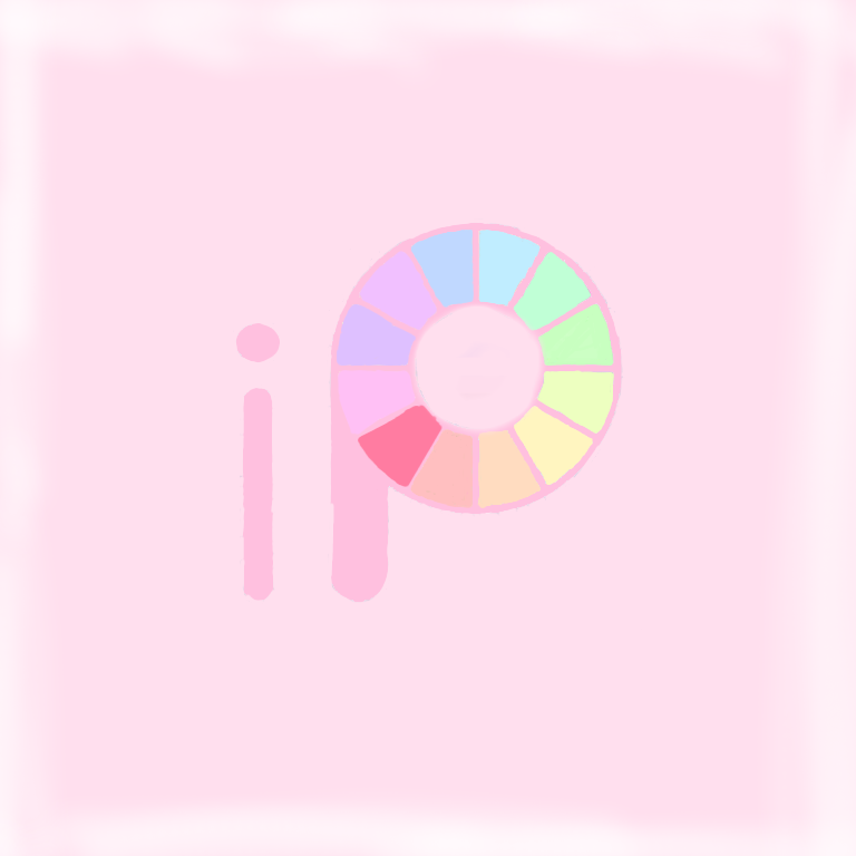 The aesthetic pink Ibis paint logo美的ピンクi - ibisPaint