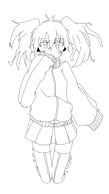 エネを描いてみました(^^)あれっあんまり似てない!？《修正》