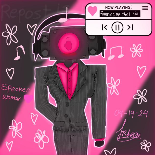 Speaker woman 🔊🩷