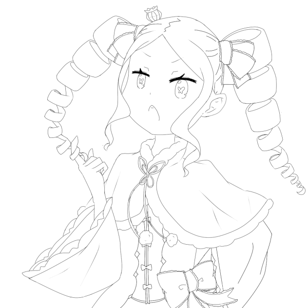 ベアトリス 線画