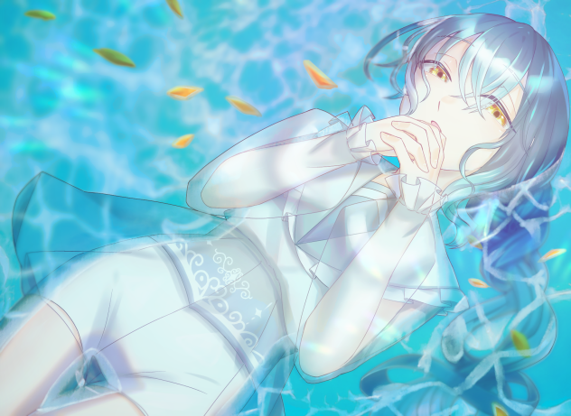 水に浮かぶ