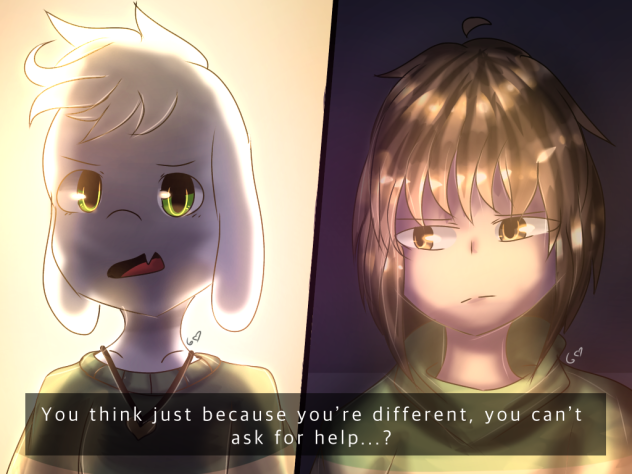 Glitchtale Radiant Crossover