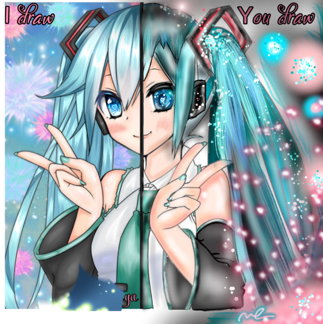 I draw you draw coloring