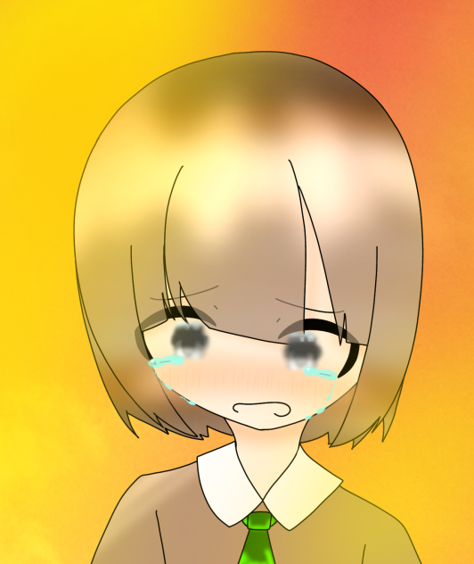 泣いてる女の子