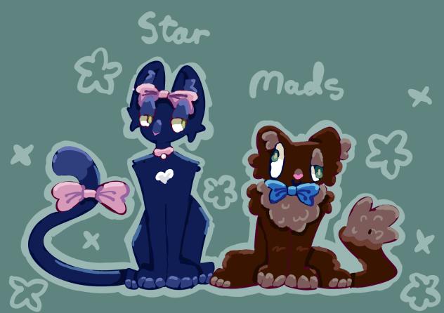 Silly art of my cats