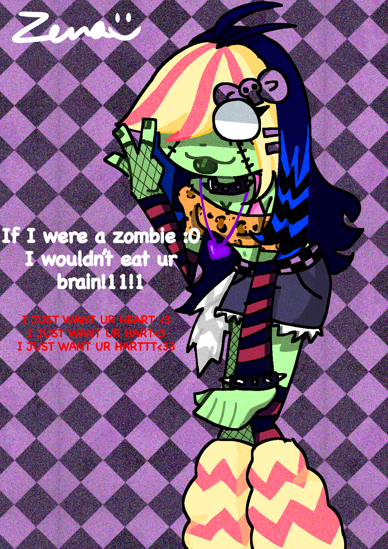 IF I WERE A ZOMBIE o_0 - ibisPaint